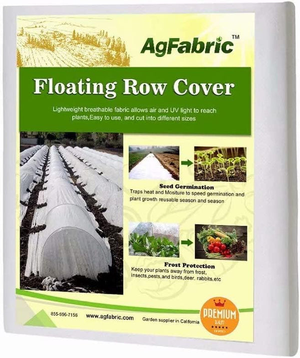 2.0oz row cover pannel 10ft Width，White