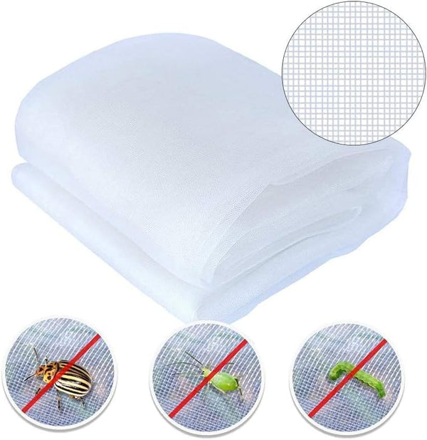 Insect netting 8ft Width,White